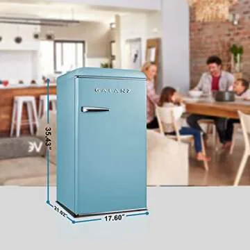 Galanz Retro Compact Refrigerator - Stylish and Efficient
