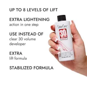 Salon Care 30 Volume Creme Developer 4 Oz