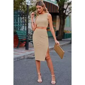 Chic Women's 2 Piece Summer Outfit Set for All Occasions