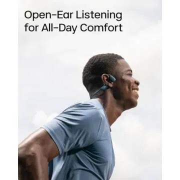 SHOKZ OpenRun Pro - Open-Ear Bluetooth Bone Conduction Sport Headphones - Sweat Resistant Wireless Earphones for Workouts and Running with Premium Deep Base - Built-in Mic, with Hair Band