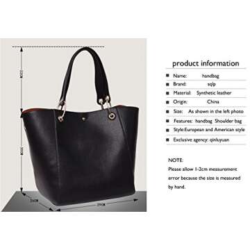 Stylish sqlp Large Work Tote Bag for Women Ideal for Work