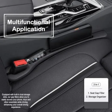 Buy Car Seat Gap Filler 2 Pack for Clutter-Free Driving