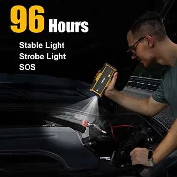 GOOLOO GP4000 Jump Starter 4000A Peak Car Starter (All Gas,up to 10.0L Diesel Engine) & GOOLOO GTX280 Portable Power Station 280Wh Lithium Battery Backup