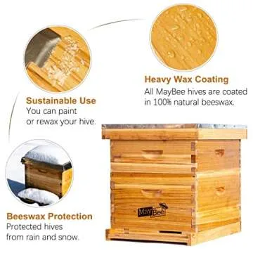 Beehive Starter Kit for Beginners with Durable Design