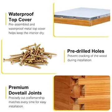 Beehive Starter Kit for Beginners with Durable Design