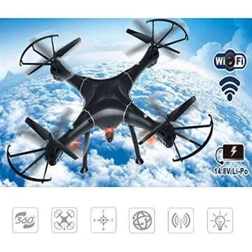 NiGHT LiONS TECH 47.2 Inch Drone with 2MP HD Camera