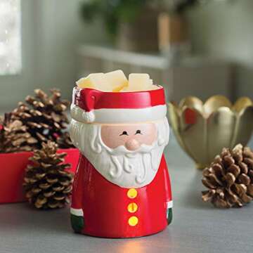 Candle Warmers ETC Red Santa Illumination Fragrance Warmer