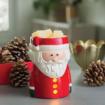 Candle Warmers ETC Red Santa Illumination Fragrance Warmer