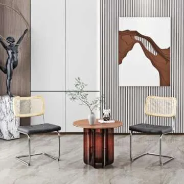 Edloe Finch Mid-Century Modern Velvet Dining Chairs