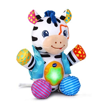 VTech Lights and Stripes Zebra - Engaging Musical Plush Toy