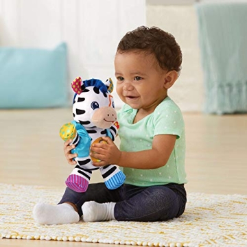 VTech Lights and Stripes Zebra - Engaging Musical Plush Toy
