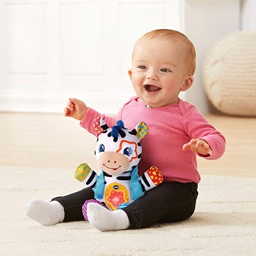 VTech Lights and Stripes Zebra - Engaging Musical Plush Toy