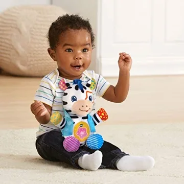 VTech Lights and Stripes Zebra - Engaging Musical Plush Toy