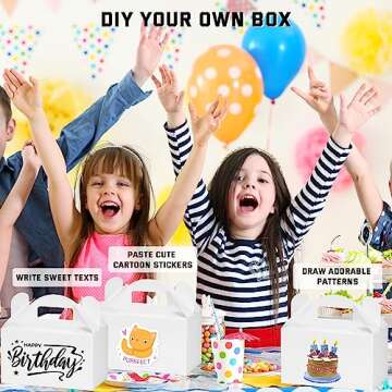 MOORAY Treat Boxes for Parties and Gifts - 30 Pack