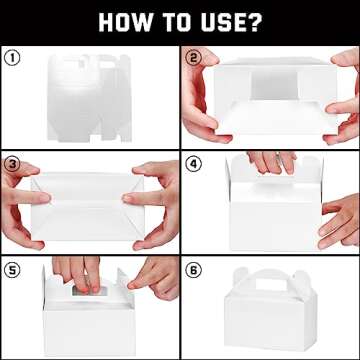 MOORAY Treat Boxes for Parties and Gifts - 30 Pack