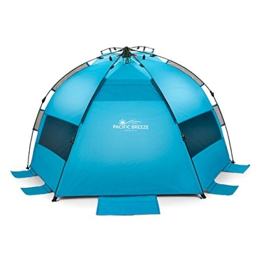 Pacific Breeze Beach Tent: Easy Setup & Huge Sun Protection