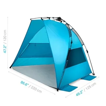 Pacific Breeze Beach Tent: Easy Setup & Huge Sun Protection