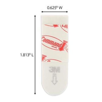 Damage Free Command Poster Hanging Strips - 64 Pack