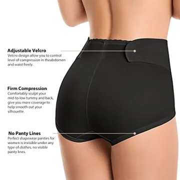 Shymay Women's Adjustable Belly Wrap Postpartum Panties