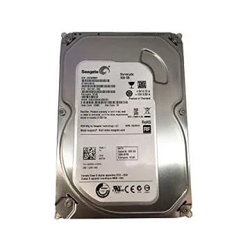 Seagate Barracuda ESA-3502 Internal Hard Drive 3.5 Inches - 500 GB (ST500DM002) + Silicone HDD 3.5 Inch Protective Cover - White