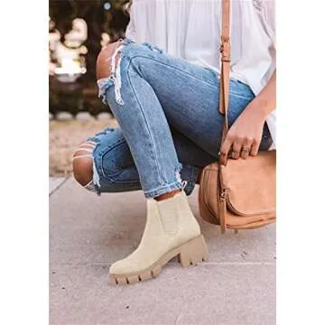 Gihubafuil Women’s Chelsea Boots - Chic and Comfortable