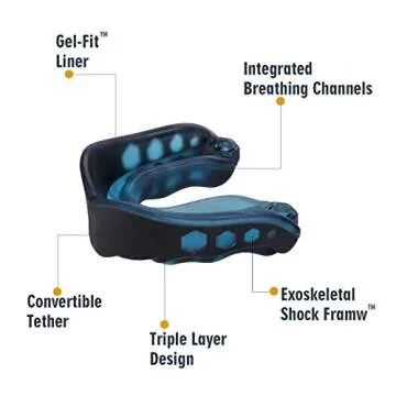OUTFANDIA Gel Mouth Guard for Athletes - Comfort & Protection