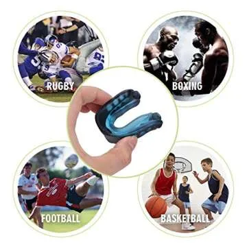 OUTFANDIA Gel Mouth Guard for Athletes - Comfort & Protection