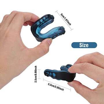 OUTFANDIA Gel Mouth Guard for Athletes - Comfort & Protection