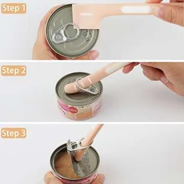 KALAMANDA Cat Food Can Covers Lids, Rubber Can Covers for Pet Food Cans, Dog Canned Mixing Spoon for Wet Food (6 Pack)