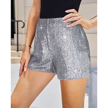 Glamorous Luvamia Sequin Shorts for Effortless Elegance