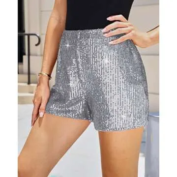 Glamorous Luvamia Sequin Shorts for Effortless Elegance