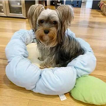 TONBO Cozy Plush Dog Cat Bed - Easy Clean & Stylish