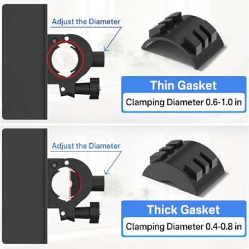 Universal Microphone Stand Tray with Phone Holder, Adjustable Mic Stand Tray Shelf Clamp On Utility Shelf - 8.7" x 6.5" Music Stand Tray Attachment for Music Sheet, Live Streaming, Karaoke, Recording