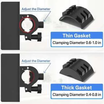 Universal Microphone Stand Tray with Phone Holder, Adjustable Mic Stand Tray Shelf Clamp On Utility Shelf - 8.7" x 6.5" Music Stand Tray Attachment for Music Sheet, Live Streaming, Karaoke, Recording