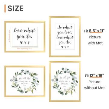 upsimples 12x16 Picture Frame for All Occasions