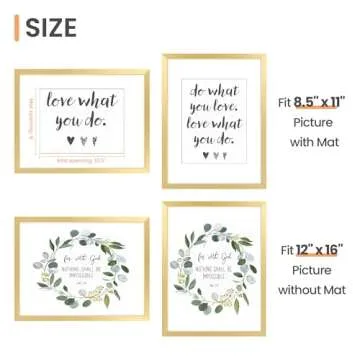 upsimples 12x16 Picture Frame for All Occasions