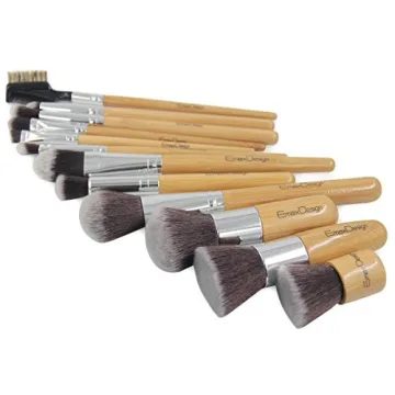 Professional Bamboo Makeup Brushes Set 12 Pieces