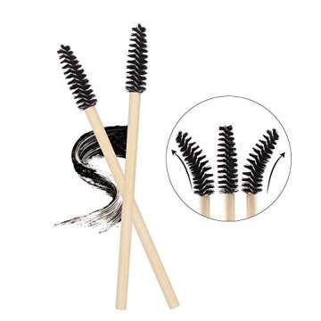 100pcs Bamboo Makeup Brush Set - Eco-Friendly & Versatile