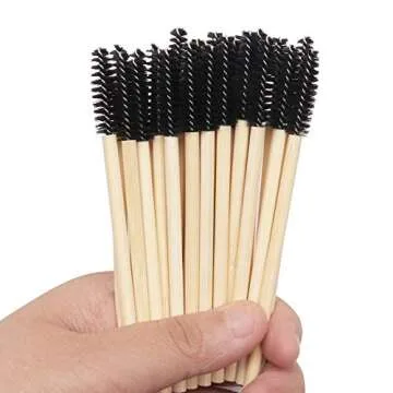 100pcs Bamboo Makeup Brush Set - Eco-Friendly & Versatile