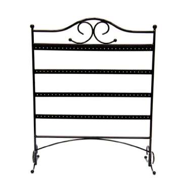 Mango Steam Jewelry Organizer for Hanging Earrings, Black