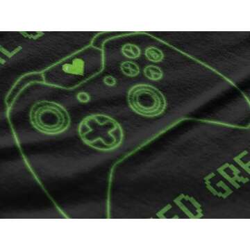 Gamers Bleed Green Graphic T-Shirt - Eco-Friendly