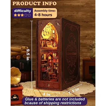 Engaging DIY Book Nook Kit with Motion Sensor Lights