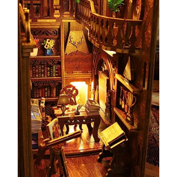 Engaging DIY Book Nook Kit with Motion Sensor Lights