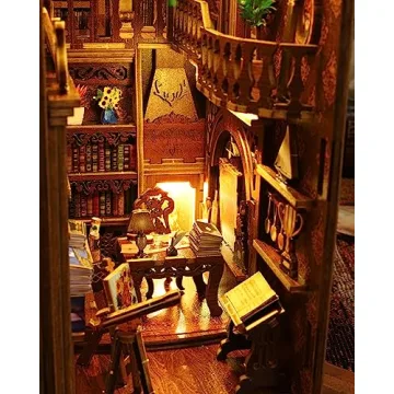 Engaging DIY Book Nook Kit with Motion Sensor Lights