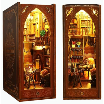 Engaging DIY Book Nook Kit with Motion Sensor Lights