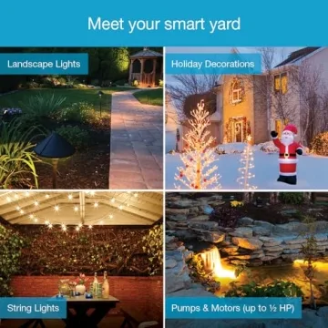 Lutron Caseta Outdoor Smart Plug for Garden Lighting