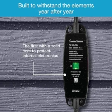 Lutron Caseta Outdoor Smart Plug for Garden Lighting