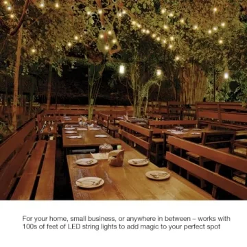 Lutron Caseta Outdoor Smart Plug for Garden Lighting