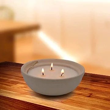 Citronella Candle in Handcrafted Pottery for Outdoors