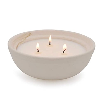 Citronella Candle in Handcrafted Pottery for Outdoors